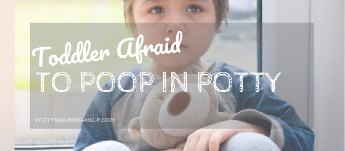 Toddler afraid to poop in potty
